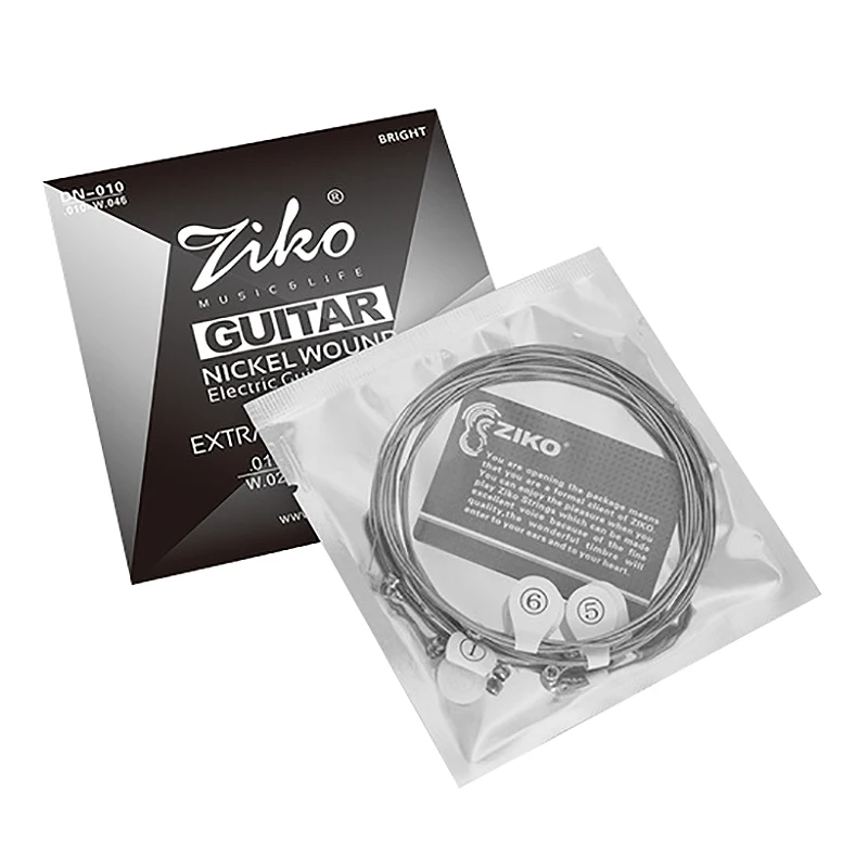Ziko Dn Series Electric Guitar Strings Extra Light
Ziko Dn Series Electric Guitar Strings Extra Light