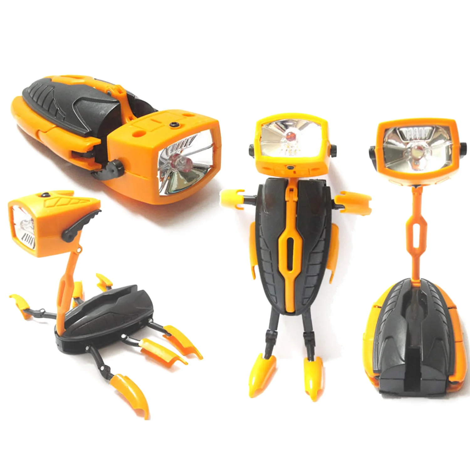 Kid Multifunction Transformation Deformed Electric LED Flashlight Robot Nightlight Tent Camping Accessories Torch Lamp Robot Toy
Kid Multifunction Transformation Deformed Electric LED Flashlight Robot Nightlight Tent Camping Accessories Torch Lamp Robot Toy