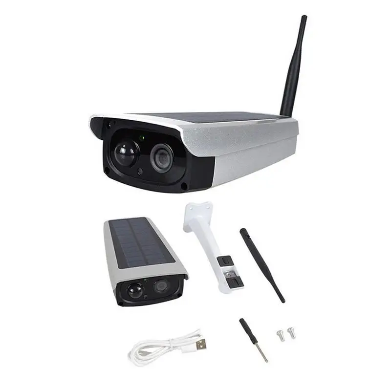 1080P Solar Security Camera 2-Way Audio Wireless Waterproof IP Camera Full HD Built-in Speaker And Mic For Home Outdoor Security
1080P Solar Security Camera 2-Way Audio Wireless Waterproof IP Camera Full HD Built-in Speaker And Mic For Home Outdoor Security
