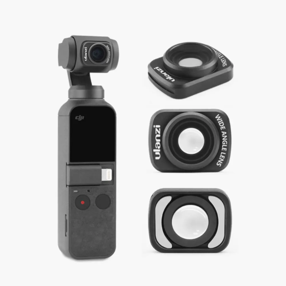 Ulanzi OP-5 0.65X 100 degree Large Wide Angle Lens Magnetic HD Camera Lens for DJI Osmo Pocket Gimbal Accessories
Ulanzi OP-5 0.65X 100 degree Large Wide Angle Lens Magnetic HD Camera Lens for DJI Osmo Pocket Gimbal Accessories