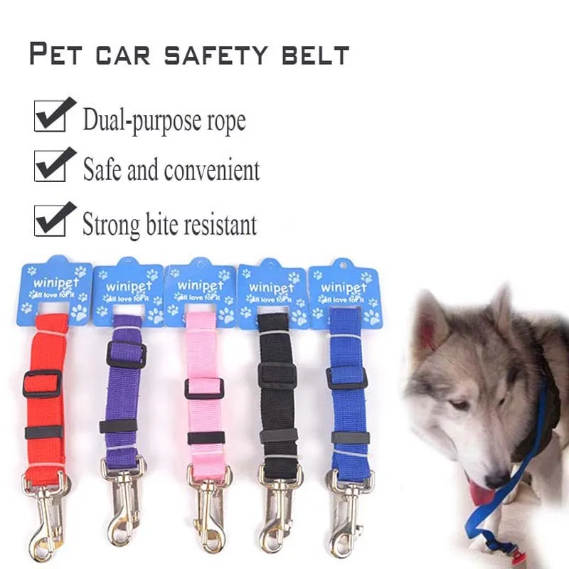 2.5cm Wide Premium Nylon Drawstring Adjustable Pets Car Safety Belts Thickening Traction Ropes Vehicle Harnesses 5 Color
2.5cm Wide Premium Nylon Drawstring Adjustable Pets Car Safety Belts Thickening Traction Ropes Vehicle Harnesses 5 Color