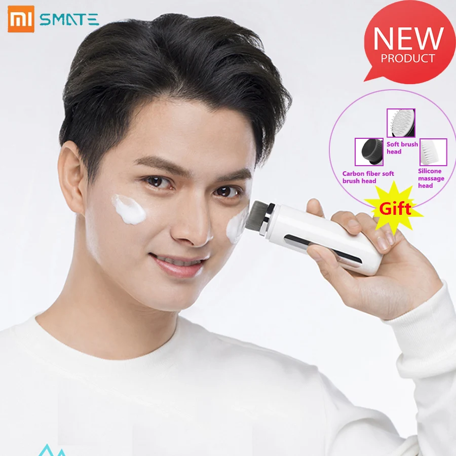 New Arrival SMATE SF - C62 Waterproof Brush Head Sonic Cleansing Instrument Cepillo Facial For Home With 3 Brush Heads
New Arrival SMATE SF - C62 Waterproof Brush Head Sonic Cleansing Instrument Cepillo Facial For Home With 3 Brush Heads