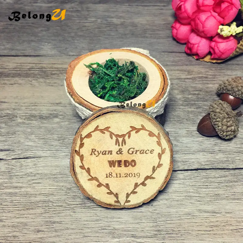 Personalized Custom Ring Box Holder Wooden Rustic Wedding Decor Vintage Party Engagement Wedding Decoration Wood Ring Pillows
Personalized Custom Ring Box Holder Wooden Rustic Wedding Decor Vintage Party Engagement Wedding Decoration Wood Ring Pillows