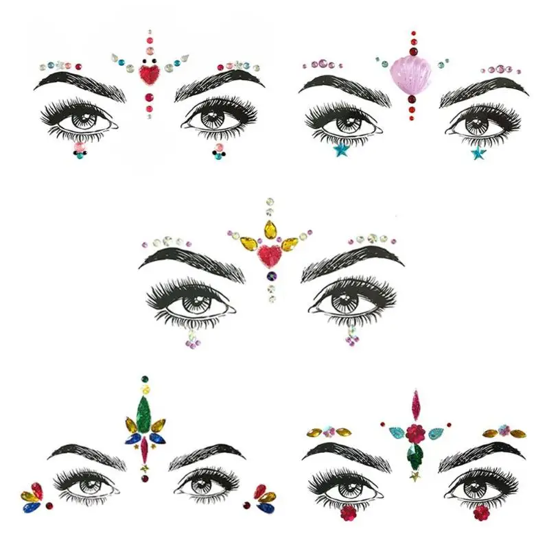 Temporary Rhinestone Tattoo Stickers Face jewels Gems Festival Party Makeup Body Art Gems Flash Tattoo Sticker Stage Make Up
Temporary Rhinestone Tattoo Stickers Face jewels Gems Festival Party Makeup Body Art Gems Flash Tattoo Sticker Stage Make Up