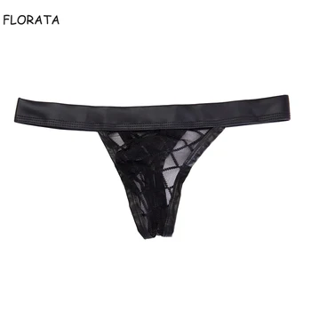 FLORATA Sexy Men's Brand Mesh Covered Thong Panties Underwear Mesh Black Underpants 2020 New Arrival
FLORATA Sexy Men's Brand Mesh Covered Thong Panties Underwear Mesh Black Underpants 2020 New Arrival