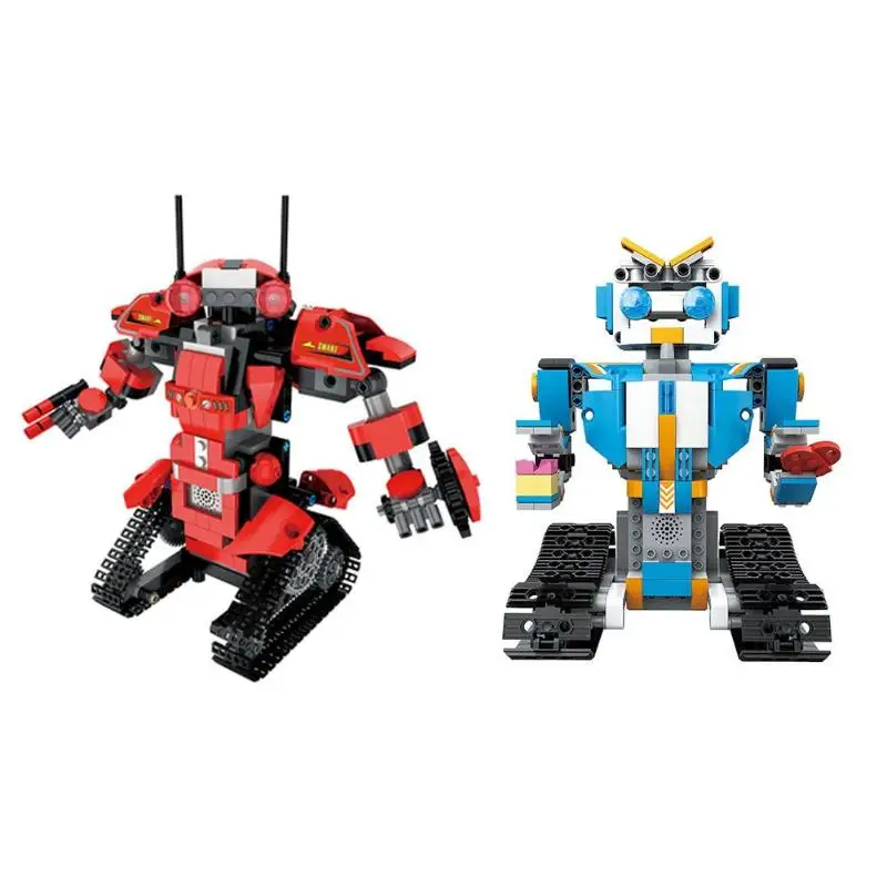 DIY 2.4G Remote Control Robot Model Building Blocks Remote Control RC Transformer Building Blocks Model Robot Bricks Set Toy
DIY 2.4G Remote Control Robot Model Building Blocks Remote Control RC Transformer Building Blocks Model Robot Bricks Set Toy