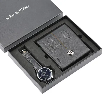 Top Brand Luxury Mens Watch Quartz Leather Strap Wallet Gift Set for Men Business reloj Fashion Men's Watches reloj masculino
Top Brand Luxury Mens Watch Quartz Leather Strap Wallet Gift Set for Men Business reloj Fashion Men's Watches reloj masculino