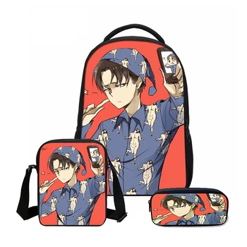 New Hot Attack on Titan Printing Backpacks Fashion 3PCS/SET Combination BagsTeenager School Bookbag Cartoon Mochila Shoulder Bag
New Hot Attack on Titan Printing Backpacks Fashion 3PCS/SET Combination BagsTeenager School Bookbag Cartoon Mochila Shoulder Bag