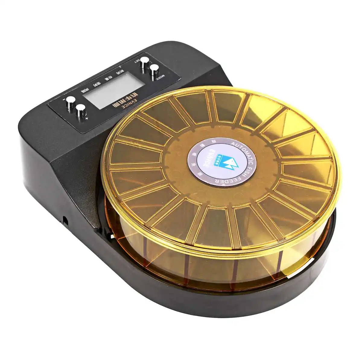 Fish Feeder Automatic Digital Aquarium Fish Tank Feeder Plastic Electronic Timer Multilattice Drop Food Feeding Supply 200g
Fish Feeder Automatic Digital Aquarium Fish Tank Feeder Plastic Electronic Timer Multilattice Drop Food Feeding Supply 200g