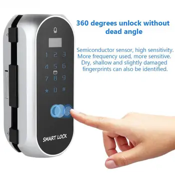 Glass Door Smart Semiconductor Fingerprint Card Password Recognition Lock Perforating Free Hot Sale
Glass Door Smart Semiconductor Fingerprint Card Password Recognition Lock Perforating Free Hot Sale