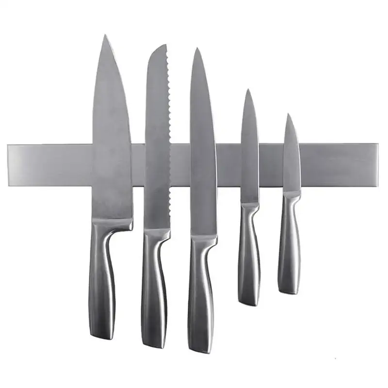 Stainless steel knife holder magnetic / Magnetic strip wall mounting | 40 cm | For an organized and tidy kitchen | Knife magne
Stainless steel knife holder magnetic / Magnetic strip wall mounting | 40 cm | For an organized and tidy kitchen | Knife magne