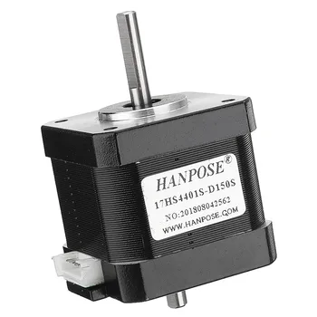 17HS4401S-D150S Double Shaft 48mm Nema 17 Stepper Motor 42 Motor 42BYGH 1.6A 45N.cm 4-lead for CNC Laser 3D Printer New
17HS4401S-D150S Double Shaft 48mm Nema 17 Stepper Motor 42 Motor 42BYGH 1.6A 45N.cm 4-lead for CNC Laser 3D Printer New