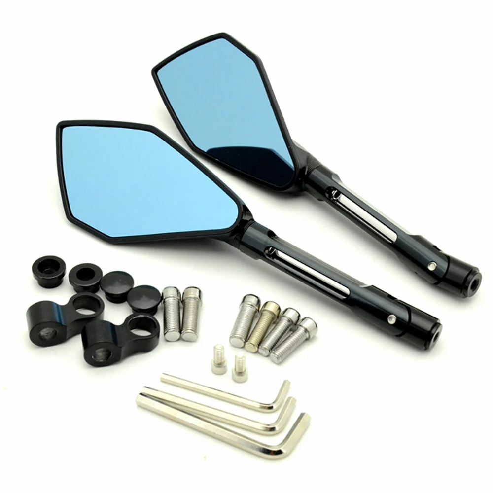 Universal Motorcycle Aluminium Rearview side Mirror For KAWASAKI zzr1400 performance sport ninja h2r ninja zx 250 etc.
Universal Motorcycle Aluminium Rearview side Mirror For KAWASAKI zzr1400 performance sport ninja h2r ninja zx 250 etc.