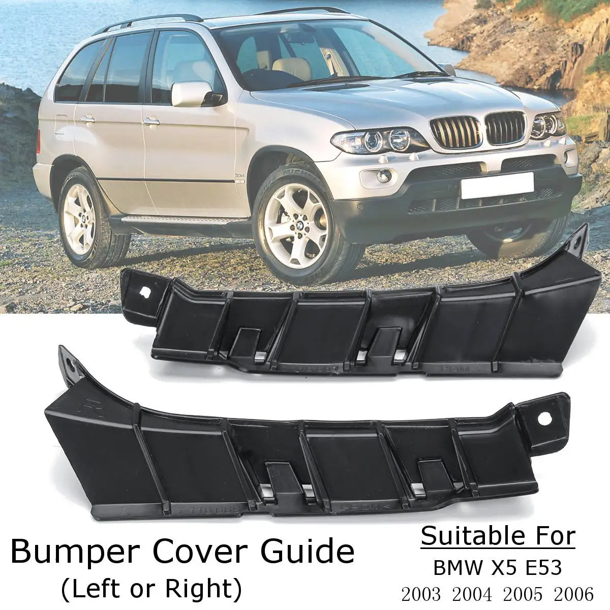 51117116667 51117116668 Car Front Left / Right Bumper Cover Bar Support Bracket Holder Guide for BMW X5 E53 2003 2004 2005 2006
51117116667 51117116668 Car Front Left / Right Bumper Cover Bar Support Bracket Holder Guide for BMW X5 E53 2003 2004 2005 2006