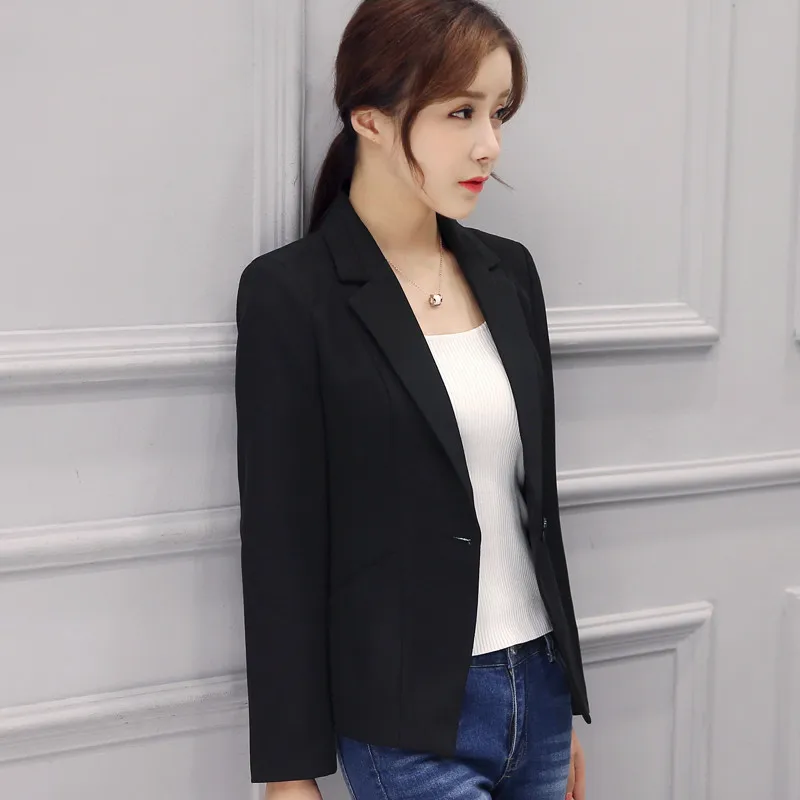 Women Spring Autumn Slim Suit Jacket Female Work Office Lady Black Single Button Business Notched Blazer Plus Size 4XL
Women Spring Autumn Slim Suit Jacket Female Work Office Lady Black Single Button Business Notched Blazer Plus Size 4XL