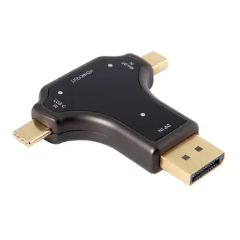 Jimier HDMI Female to USB-C & Displayport & Mini DP 3in1 Adapter Type C 4K 2K for MacBook Laptop PC
Jimier HDMI Female to USB-C & Displayport & Mini DP 3in1 Adapter Type C 4K 2K for MacBook Laptop PC