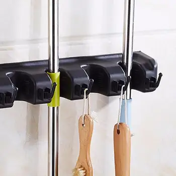 Kitchen Organizer Mop Holder Wall Mounted Mop Hanger Storage Holder Brush Broom Storage Rack Organizer Kitchen Gadgets
Kitchen Organizer Mop Holder Wall Mounted Mop Hanger Storage Holder Brush Broom Storage Rack Organizer Kitchen Gadgets