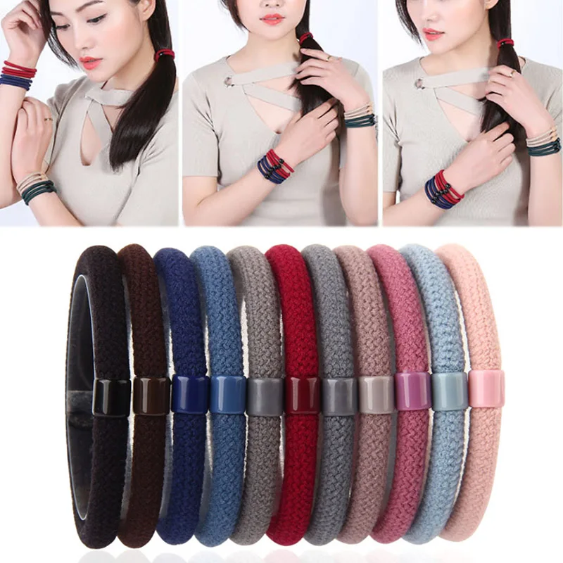 Popular Girls Elastic Hair Band Hair Rope Women High Quality Solid 3PCS/Lot Korean Hair Accessories
Popular Girls Elastic Hair Band Hair Rope Women High Quality Solid 3PCS/Lot Korean Hair Accessories