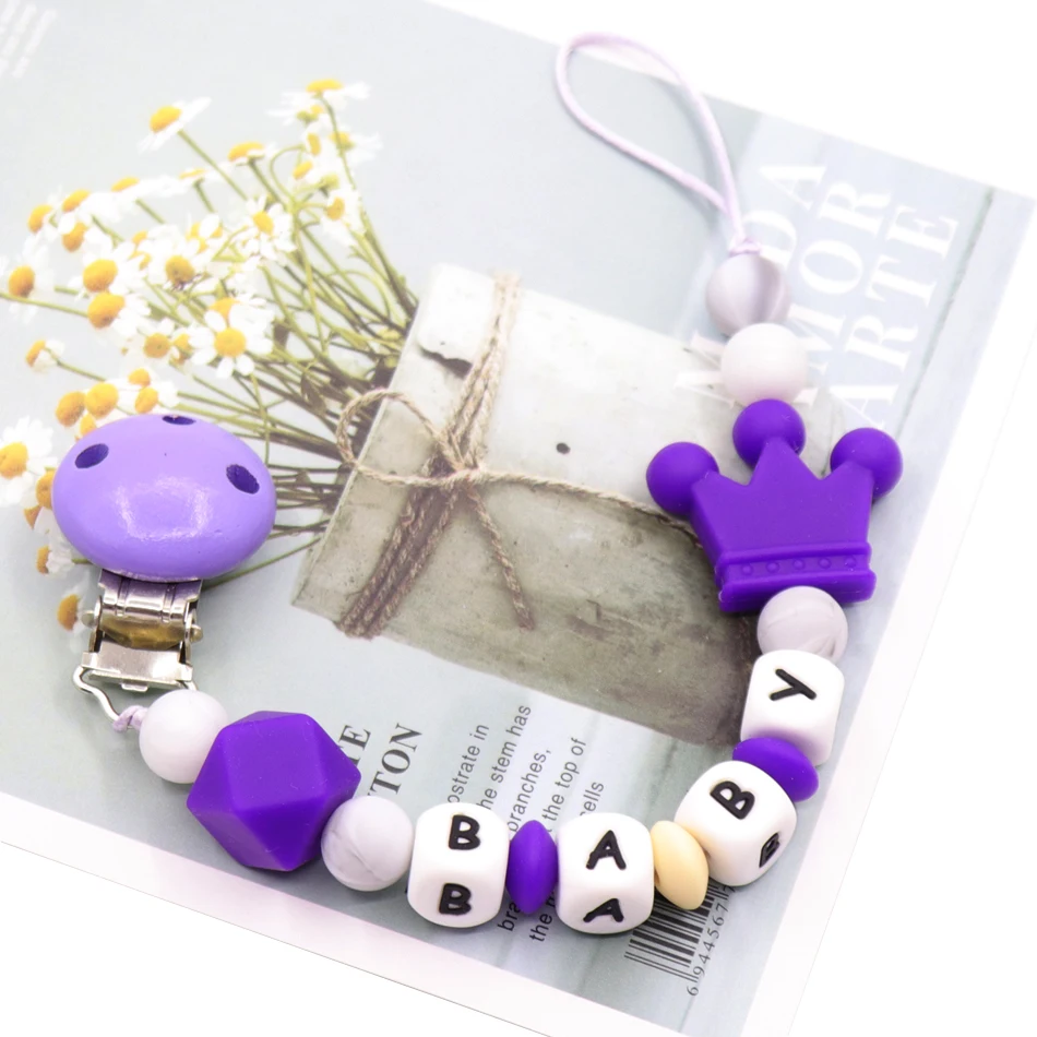 Personalized Baby Pacifier Clips, Silicone Alphabet Letter Beads Pacifier Chain, Soother Clips, Personalised Baby Gift BPA FREE
Personalized Baby Pacifier Clips, Silicone Alphabet Letter Beads Pacifier Chain, Soother Clips, Personalised Baby Gift BPA FREE