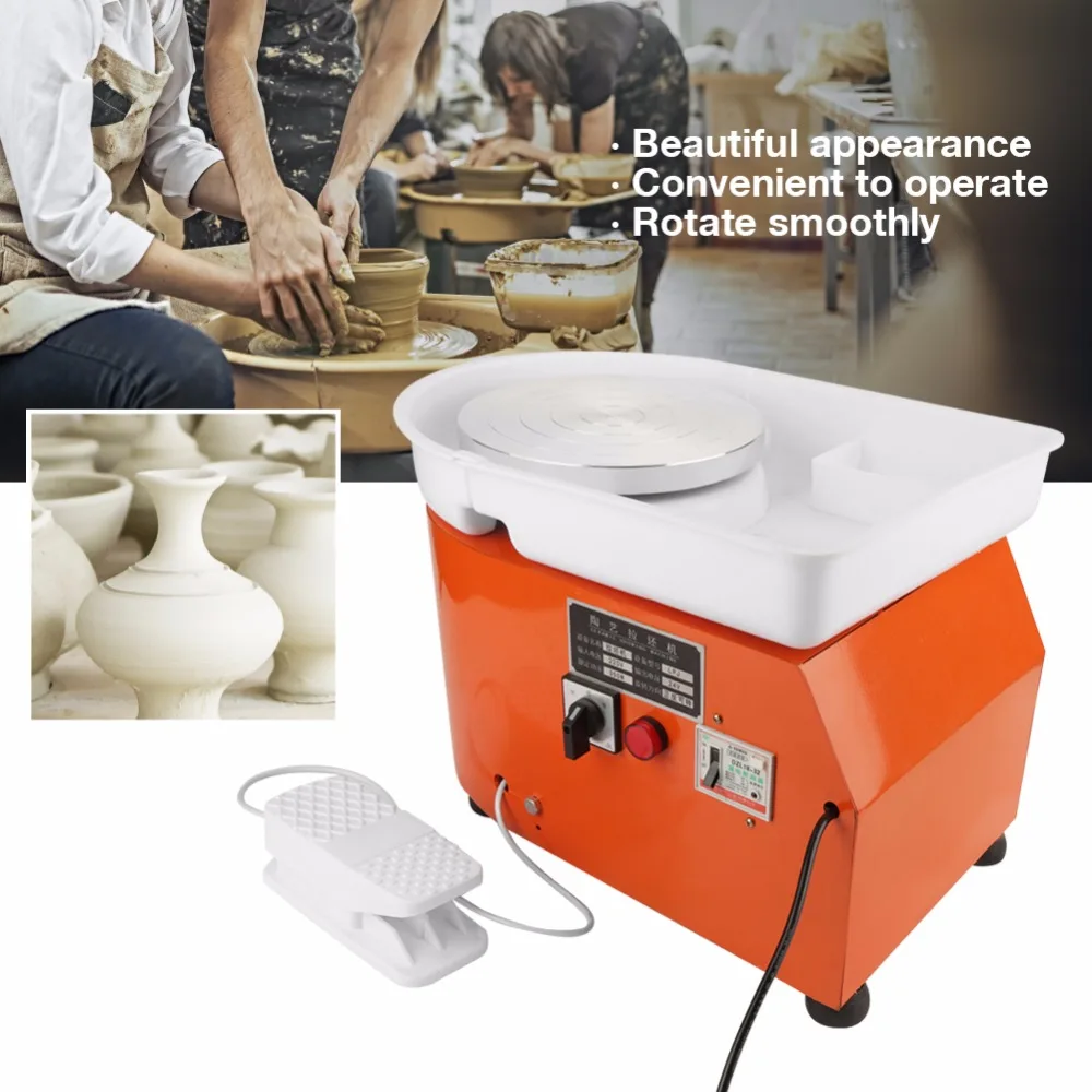 Pottery Forming Machine 350W Electric Pottery Wheel Machine Ceramic Throwing Work Clay Shaping Tool with Tray 220V EU Plug 2018
Pottery Forming Machine 350W Electric Pottery Wheel Machine Ceramic Throwing Work Clay Shaping Tool with Tray 220V EU Plug 2018