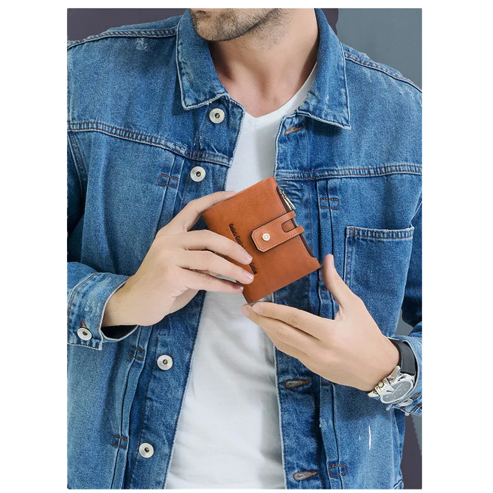 2019 New Men Mini Short Wallet Man Both Zipper Hasp Women Wallets Genuine Leather Crazy Leather Coin Purses Holder Men's Purse
2019 New Men Mini Short Wallet Man Both Zipper Hasp Women Wallets Genuine Leather Crazy Leather Coin Purses Holder Men's Purse