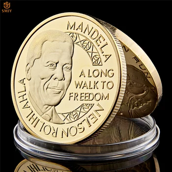 1993 South African President Nelson Mandela Gold Nobel Peace Prize Commemorative Coin Collection
1993 South African President Nelson Mandela Gold Nobel Peace Prize Commemorative Coin Collection