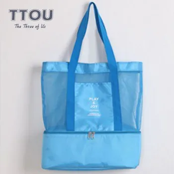 TTOU Fashion Large Capacity Women Mesh Transparent Bag Casual Tote Bag Double-layer Heat Preservation Large Picnic Beach Bags
TTOU Fashion Large Capacity Women Mesh Transparent Bag Casual Tote Bag Double-layer Heat Preservation Large Picnic Beach Bags
