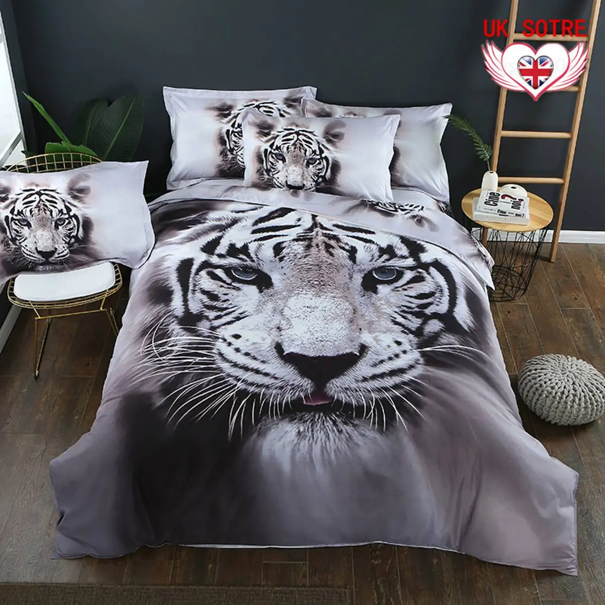 Tiger Duvet Quilt Cover Set Queen Size Animal Bed Pillow Cases 3D Animal Bed Cover Bedding Sets Quvet Cover Pillowcases Cover
Tiger Duvet Quilt Cover Set Queen Size Animal Bed Pillow Cases 3D Animal Bed Cover Bedding Sets Quvet Cover Pillowcases Cover