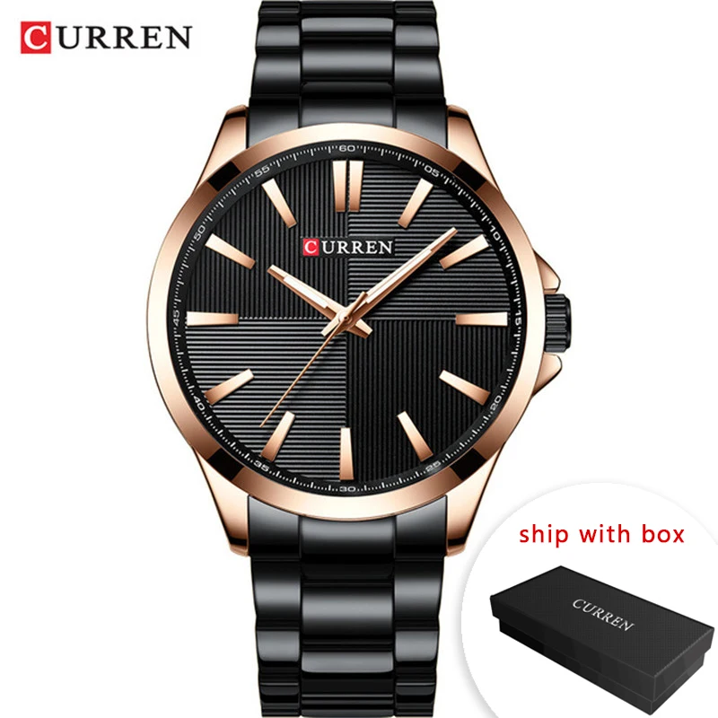 CURREN Watches Mens Watch 2019 Luxury Stainless Steel Male Wristwatch Business Hour Waterproof Reloj Hombres Best Sale with box
CURREN Watches Mens Watch 2019 Luxury Stainless Steel Male Wristwatch Business Hour Waterproof Reloj Hombres Best Sale with box