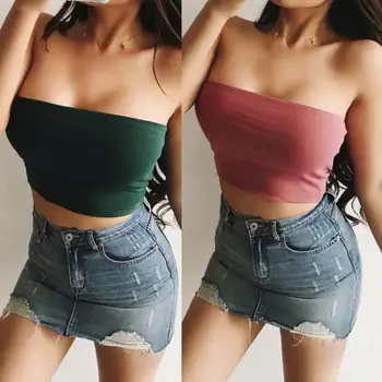 Fashion Womens Summer Tube Tops Seamless Strapless Bra Bandeau Fashion Tube Tops Sexy Shirt Casual Tank Tops T-Shirt
Fashion Womens Summer Tube Tops Seamless Strapless Bra Bandeau Fashion Tube Tops Sexy Shirt Casual Tank Tops T-Shirt