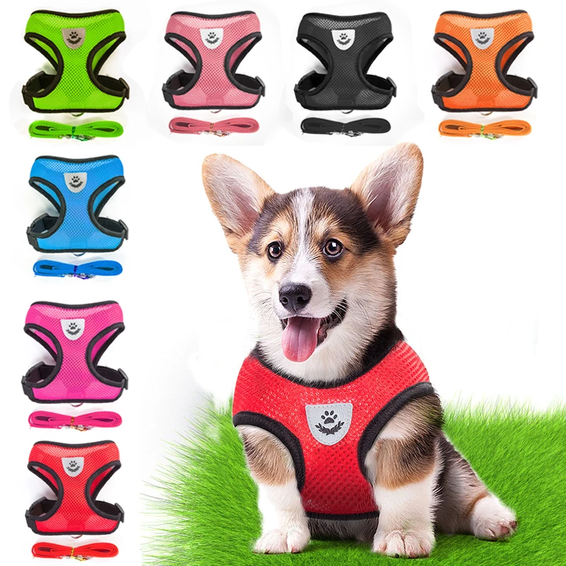 Nylon Dog Harness Walking Puppy Vest Small Medium Dogs Reflective Mesh Pet Supplies Lead Leash 1PC Pug For Chihuahua
Nylon Dog Harness Walking Puppy Vest Small Medium Dogs Reflective Mesh Pet Supplies Lead Leash 1PC Pug For Chihuahua