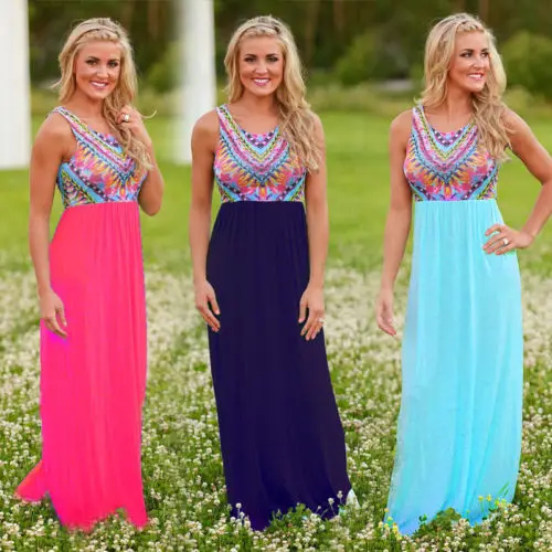 Summer New Stylish Women Floral Long Maxi Print 3 Colors Dress Short Sleeve Evening Party Summer Beach Sundress
Summer New Stylish Women Floral Long Maxi Print 3 Colors Dress Short Sleeve Evening Party Summer Beach Sundress
