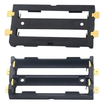 High Quality 1Pcs For 2 X 18650 Battery Holder With Bronze Pins Battery Storage Box 
High Quality 1Pcs For 2 X 18650 Battery Holder With Bronze Pins Battery Storage Box