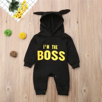Autumn&Winter Newborn baby clothes infant baby boy Rompers Cotton Long Sleeve mini boss Hooded kids Jumpsuits
Autumn&Winter Newborn baby clothes infant baby boy Rompers Cotton Long Sleeve mini boss Hooded kids Jumpsuits