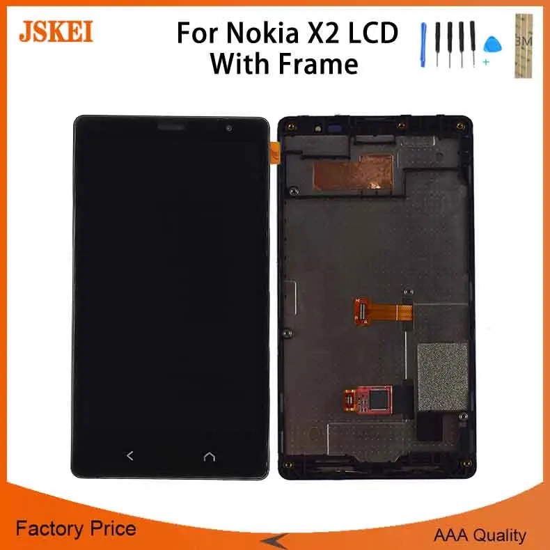 For Nokia X2 LCD with frame Dual SIM Single SIM X2DS RM-1013 Touch Screen Digitizer Panel Sensor Assembly X2 X2DS RM-1013 LCD
For Nokia X2 LCD with frame Dual SIM Single SIM X2DS RM-1013 Touch Screen Digitizer Panel Sensor Assembly X2 X2DS RM-1013 LCD