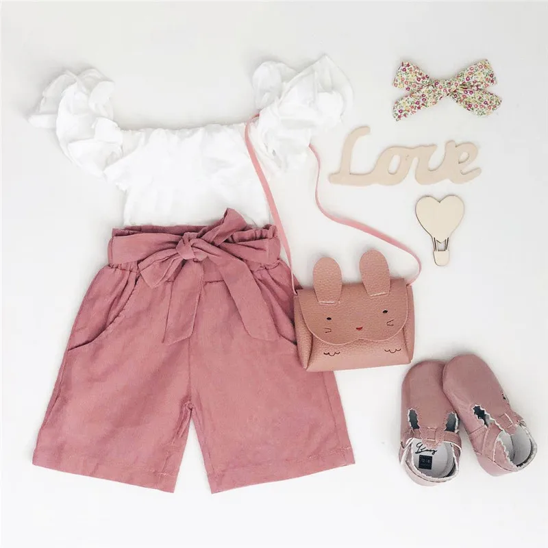 0-4T Toddler Kids Baby Girl Princess Clothes set Summer Ruffles Short Sleeve Off Shoulder Crop Top Pants Cute Fashion Outfits
0-4T Toddler Kids Baby Girl Princess Clothes set Summer Ruffles Short Sleeve Off Shoulder Crop Top Pants Cute Fashion Outfits