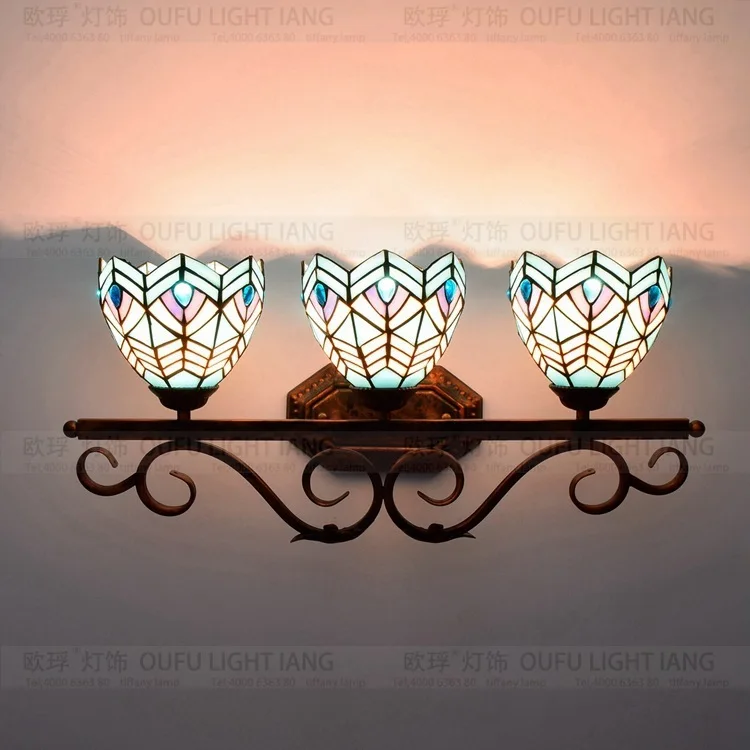 Tiffany Fashion European Style Wall Lamp Baroque Bohemia Mirror Light Rustic Bed-lighting Lamps
Tiffany Fashion European Style Wall Lamp Baroque Bohemia Mirror Light Rustic Bed-lighting Lamps