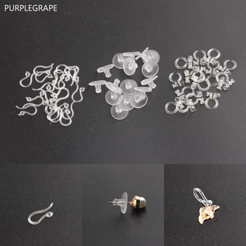 DIY jewelry accessories transparent plastic with hole ear hook invisible hypoallergenic plug plugs wholesale 200pieces
DIY jewelry accessories transparent plastic with hole ear hook invisible hypoallergenic plug plugs wholesale 200pieces