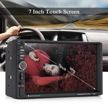 7inch HD Touch Screen Bluetooth Car MP5 Player FM Radio AUX USB Rearview Camera Remote Control accesorios automovil New
7inch HD Touch Screen Bluetooth Car MP5 Player FM Radio AUX USB Rearview Camera Remote Control accesorios automovil New