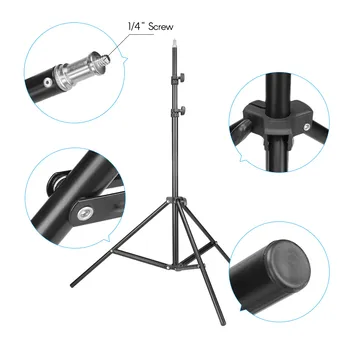 Adjustable Photography Tripod Light Stand Steel Material Max. Height 176cm / 5.8ft with 1/4" Screw for Studio Reflector Softbox
Adjustable Photography Tripod Light Stand Steel Material Max. Height 176cm / 5.8ft with 1/4" Screw for Studio Reflector Softbox