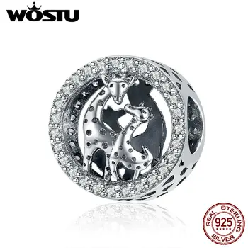 WOSTU Genuine 925 Sterling Silver Lovely Giraffe Charm Beads Fit Bracelets Pendant Classic Elegant Jewelry Accessories CQC997
WOSTU Genuine 925 Sterling Silver Lovely Giraffe Charm Beads Fit Bracelets Pendant Classic Elegant Jewelry Accessories CQC997
