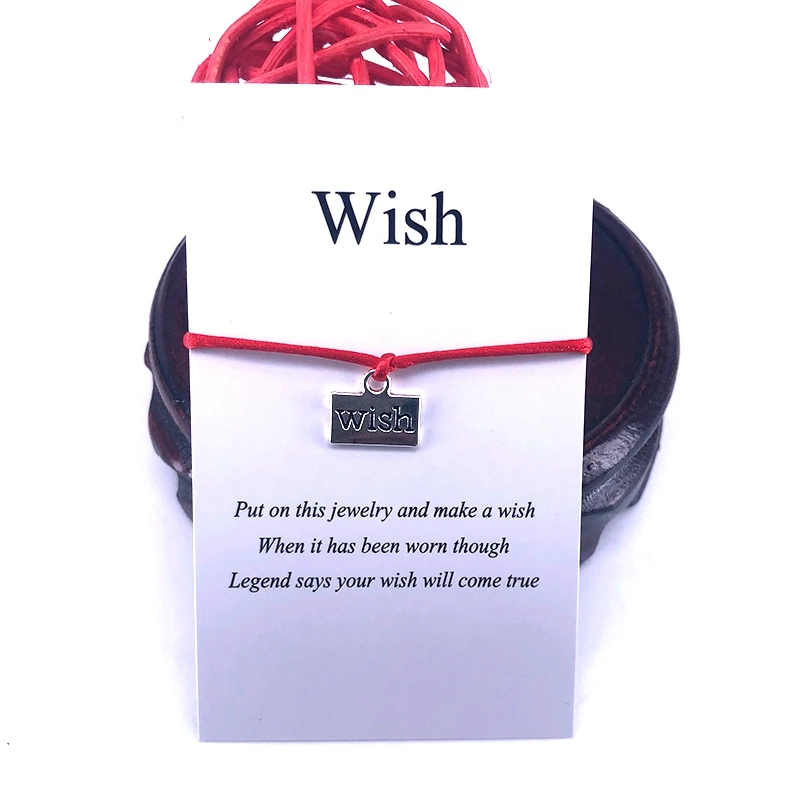 8 Colors Luck Thread Wish Charm Bracelet with Card Wish Ankle Bracelet adjustable bracelet for women men kids jewelry gift X031
8 Colors Luck Thread Wish Charm Bracelet with Card Wish Ankle Bracelet adjustable bracelet for women men kids jewelry gift X031