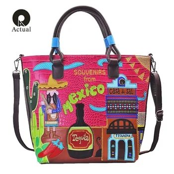 Qian yi yuan 2019New Women PU Leather Bags luxury handbags designer Retro Handmade Embroidered Bag Ladies Mexico Bags
Qian yi yuan 2019New Women PU Leather Bags luxury handbags designer Retro Handmade Embroidered Bag Ladies Mexico Bags