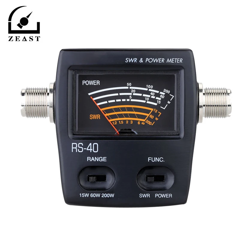 Black Power Meter SWR Standing Wave Ratio Watt Meter Energy Meters for HAM Mobile VHF UHF 200W Durable
Black Power Meter SWR Standing Wave Ratio Watt Meter Energy Meters for HAM Mobile VHF UHF 200W Durable
