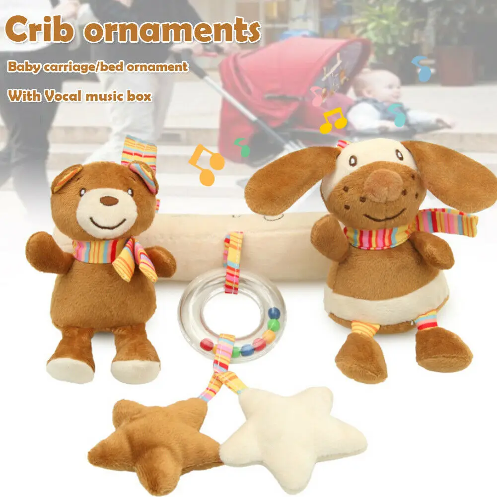 Pudococ Baby Cot Hanging Decoration With Vocal Music Box Stroller Toys For Cot/Pram Plush Animals
Pudococ Baby Cot Hanging Decoration With Vocal Music Box Stroller Toys For Cot/Pram Plush Animals