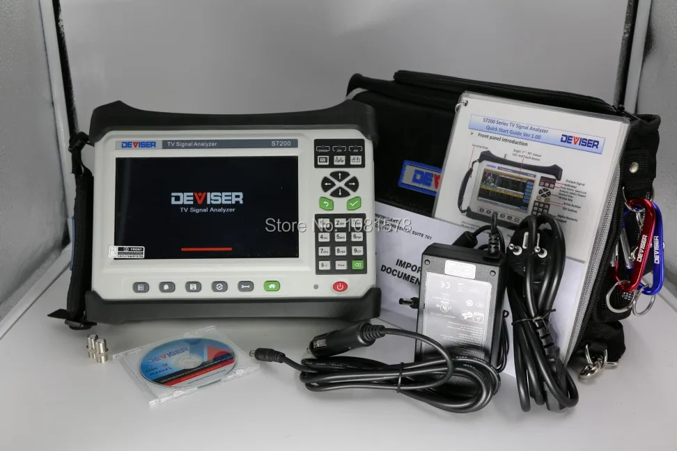 Анализатор спектра Catv QAM S7200TS, анализатор транспортного потока, оригинальный Deviser
Анализатор спектра Catv QAM S7200TS, анализатор транспортного потока, оригинальный Deviser
