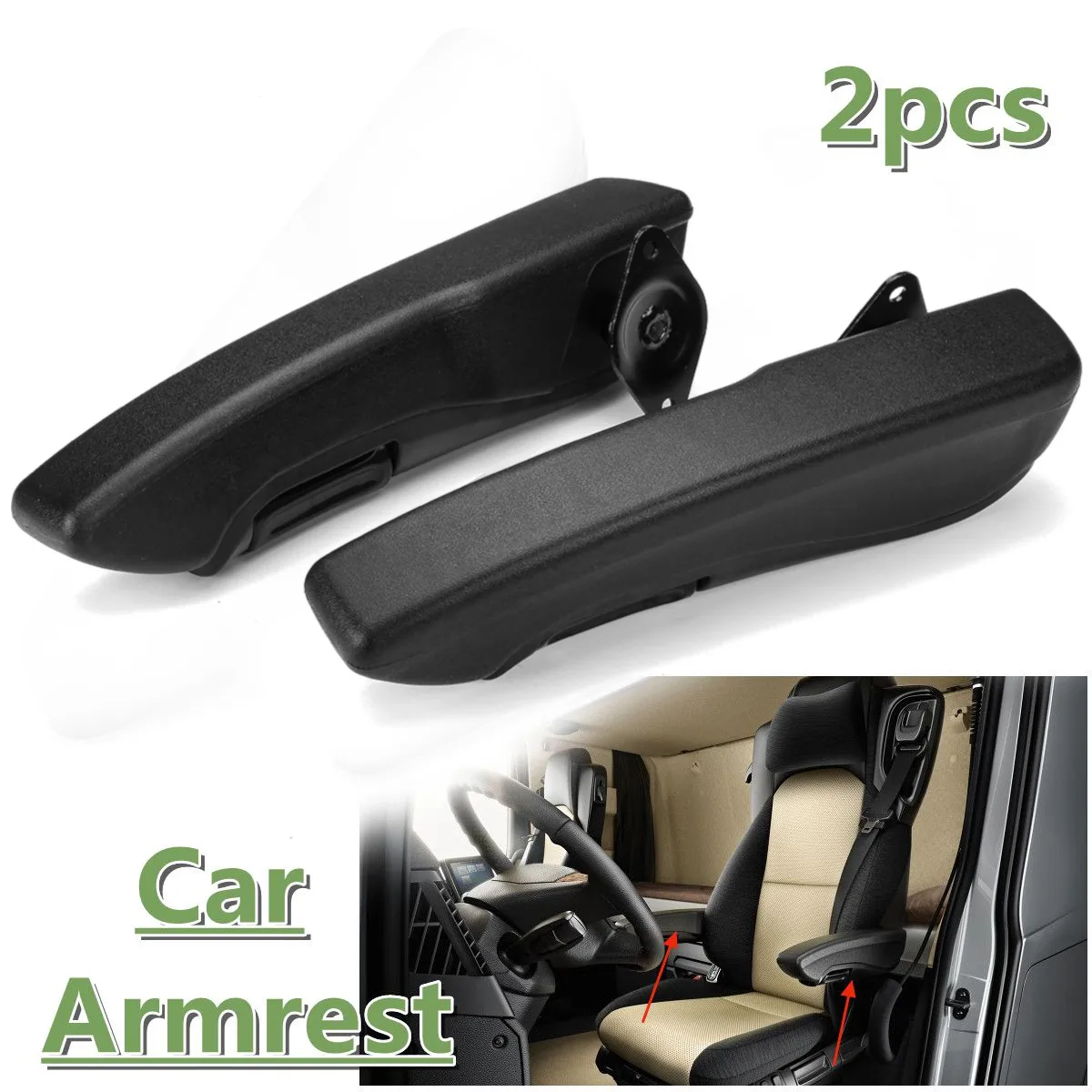 2pcs Universal Car Adjustable Armrests Arm Seat Handle Engineering Seat Hand Rail Pair Comfortable Rest PU Foam Black for Truck
2pcs Universal Car Adjustable Armrests Arm Seat Handle Engineering Seat Hand Rail Pair Comfortable Rest PU Foam Black for Truck