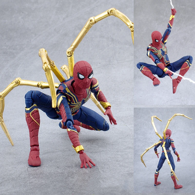 Marvel Comics Spiderman SHF S.H.Figuarts Marvel Avengers Infinity War Spider Tamashii Stage PVC Action Figure Collectible gifts
Marvel Comics Spiderman SHF S.H.Figuarts Marvel Avengers Infinity War Spider Tamashii Stage PVC Action Figure Collectible gifts