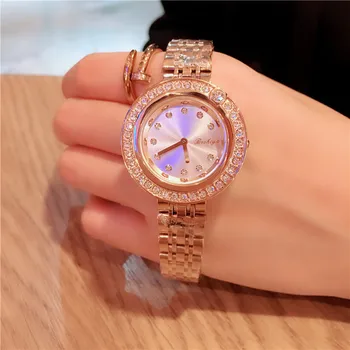 Waterproof Quartz Watches Chic Fashion Creative Rotating Diamond Star Dial Steel Strap Clock Wrist for Women
Waterproof Quartz Watches Chic Fashion Creative Rotating Diamond Star Dial Steel Strap Clock Wrist for Women