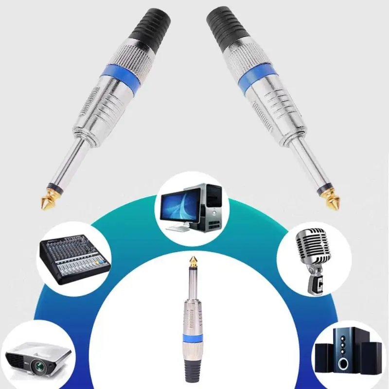 1Pc Mono 6.35mm 1/4 Inch Nickel Plated Male Audio Sound Mic Jack Plug Connector Auto Car Audio Cable Plug High Quality Accessory
1Pc Mono 6.35mm 1/4 Inch Nickel Plated Male Audio Sound Mic Jack Plug Connector Auto Car Audio Cable Plug High Quality Accessory
